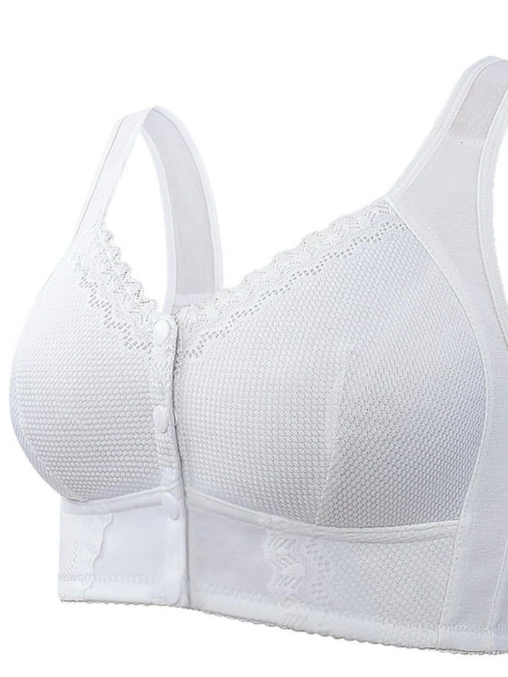 Comfort Front-Closure Non-Wired Peach Bra